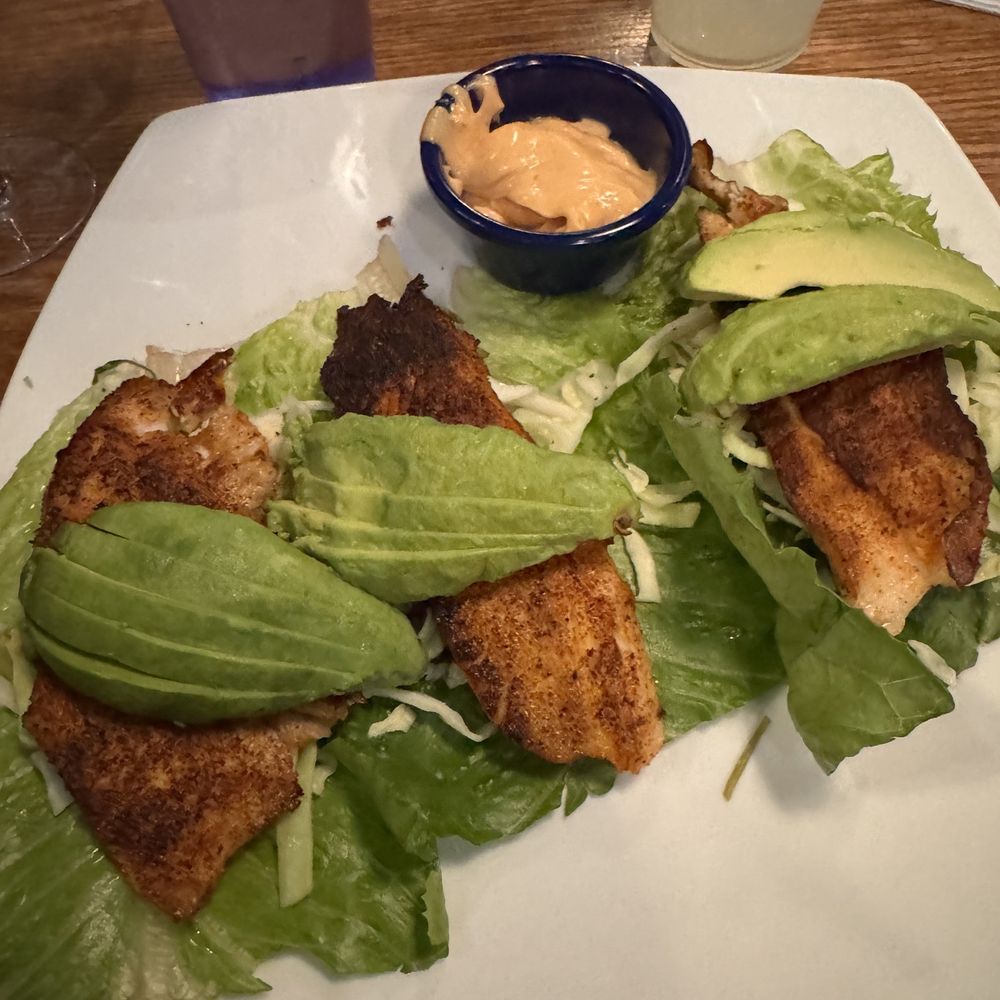 Tilapia Lettuce Wraps, delicious. Tilapia Lettuce Wraps, delicious.