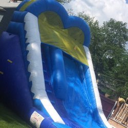 First Class Parties - A wet or dry slide with a pool or ball pit at the bottom