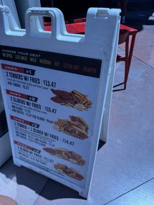 Menu photo 1 Dave's Hot Chicken Las Vegas, NV