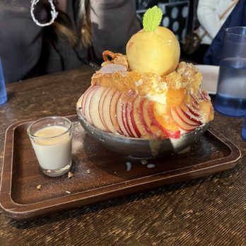 OH Dessert Cafe - peach bingsoo - Desserts Near Me - San Francisco, California