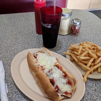 Italian Pizzeria - Decent chicken parm hero; forgettable fries I would barely touch. - Italian Near Me - Durham, North Carolina