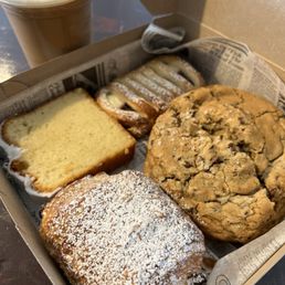 Pastries and coffee Pastries and coffee