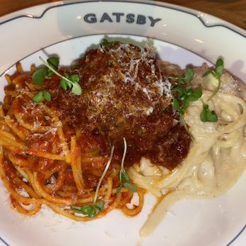 GATSBY - Spaghetti & Meatballs (the white sauce SLAPPED) - Cocktail Bars Near Me - Washington, DC, District of Columbia