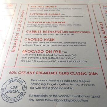 The Breakfast Club - Breakfast & Brunch Near Me - London, XGL The Breakfast Club - Breakfast & Brunch Near Me - London, XGL