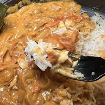 Mesa - Fresh fish entree with rice and a savory coconuty sauce - medium-hot heat upon request - Indian Near Me - Jacksonville, Florida