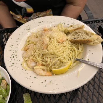 Archer's on the Pier - Shrimp scampi on angle hair - Seafood Near Me - Rockland, Maine