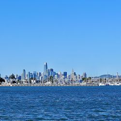Alameda Beach - Clear view of the city on today's walk. Happy weekend, everyone.