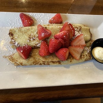 Biscuit - Side of strawberry crepes - Breakfast & Brunch Near Me - Frisco, Texas