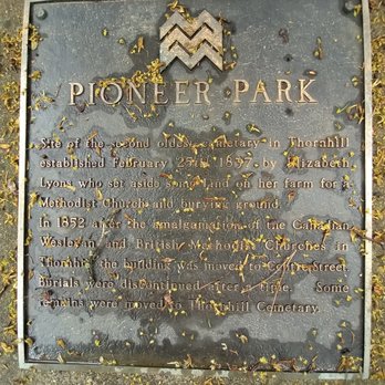 Pioneer Park - historic cemetery info - Parks Near Me - Markham, Ontario Pioneer Park - historic cemetery info - Parks Near Me - Markham, Ontario