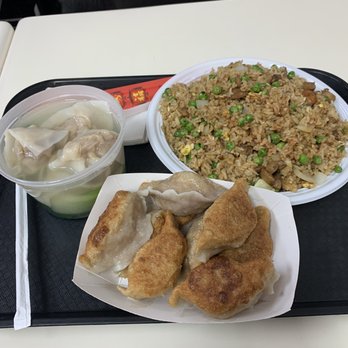 Beijing Dumpling House - Shrimp & Pork Wonton Soup Chive & Pork Pan Fried  Chicken Fried Rice - Bubble Tea Near Me - Jamaica, New York