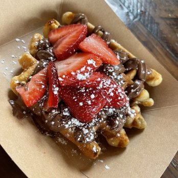 Wonder Coffeehouse - Strawberry Nutella waffle - Coffee & Tea Near Me - Buffalo, New York Wonder Coffeehouse - Strawberry Nutella waffle - Coffee & Tea Near Me - Buffalo, New York