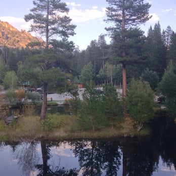 Double Eagle Resort - View from our pretty private balcony. - Resorts Near Me - June Lake, California