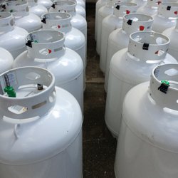 Ideal Gas - New 120 gallon vertical resell tanks ready to go.