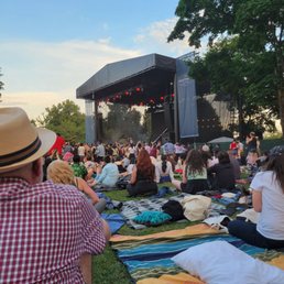 Getting ready to see the Yeah, Yeah, Yeahs at the Marymoor Live concert stage.