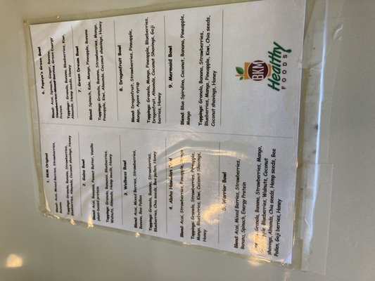 Menu photo 4 BKM Healthy Foods Salinas, CA