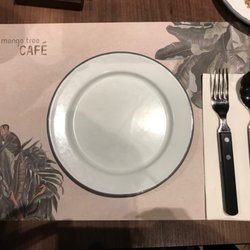 Mango Tree Cafe - Love the place mat!