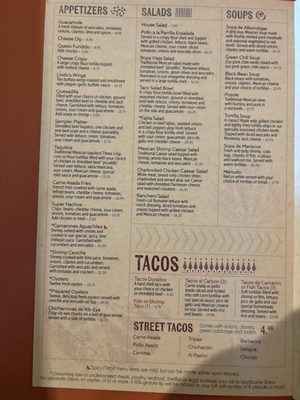 Menu photo 7 Lindo Mexico Restaurant Prescott, AZ Menu photo 7 Lindo Mexico Restaurant Prescott, AZ