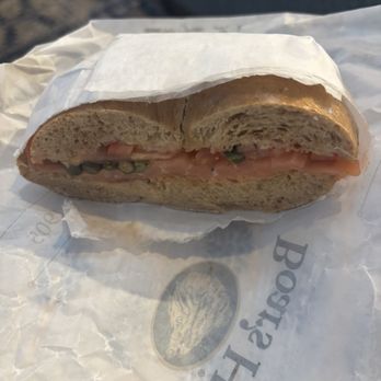 Kettleman's Bagels - Salmon bagel on whole wheat. - Delis Near Me - Somerset, New Jersey Kettleman's Bagels - Salmon bagel on whole wheat. - Delis Near Me - Somerset, New Jersey