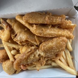 Fish, chicken, & shrimp
