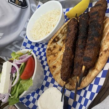 Eat Greek - Skewers platter - Greek Near Me - Conshohocken, Pennsylvania Eat Greek - Skewers platter - Greek Near Me - Conshohocken, Pennsylvania