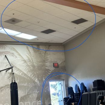 LA Fitness - Dirty, rusted air vents ( people probably inhale all that dirty everyday when working out). The back door needs to be open 4 air. - Gyms Near Me - Chula Vista, California LA Fitness - Dirty, rusted air vents ( people probably inhale all that dirty everyday when working out). The back door needs to be open 4 air. - Gyms Near Me - Chula Vista, California