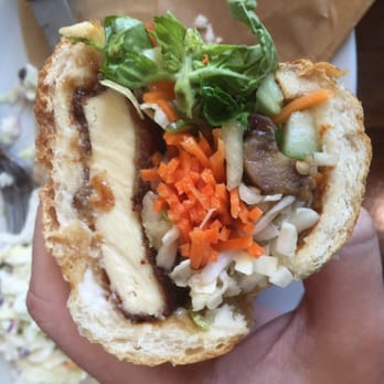 Veggie Grill by Next Level - Glazed tofu banh mi - Vegan Near Me - Pasadena, California Veggie Grill by Next Level - Glazed tofu banh mi - Vegan Near Me - Pasadena, California
