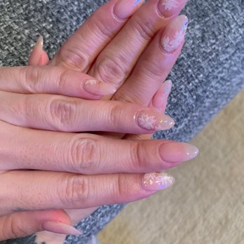 Walea by Salon Glitter - Gel extensions and hand painted Sakura flowers. - Nail Salons Near Me - Honolulu, Hawaii Walea by Salon Glitter - Gel extensions and hand painted Sakura flowers. - Nail Salons Near Me - Honolulu, Hawaii