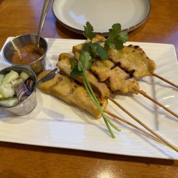 Chai Yo Thai Cuisine - Satay Chicken (4 pcs) - Thai Near Me - San Mateo, California