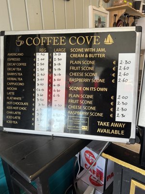 Menu photo 1 Coffee Cove Cobh, CO Menu photo 1 Coffee Cove Cobh, CO