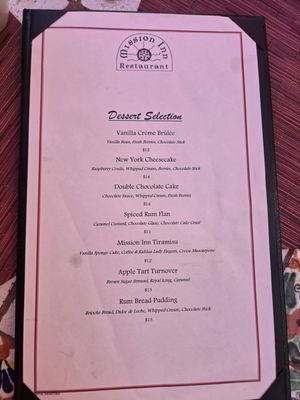 Menu photo 3 Mission Inn Restaurant Riverside, CA