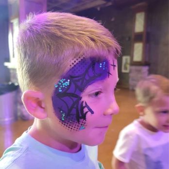 Sparkling Pineapple Face Painting - Face Painting Near Me Sparkling Pineapple Face Painting - Face Painting Near Me