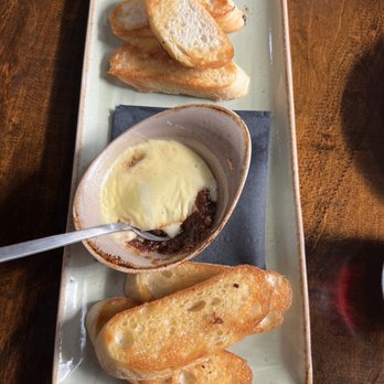 Thyme Kitchen and Craft Beer - Bacon jam and Brie. Overall, really great flavor. Would benefit from a chewier baguette. - Gastropubs Near Me - Peoria, Illinois Thyme Kitchen and Craft Beer - Bacon jam and Brie. Overall, really great flavor. Would benefit from a chewier baguette. - Gastropubs Near Me - Peoria, Illinois