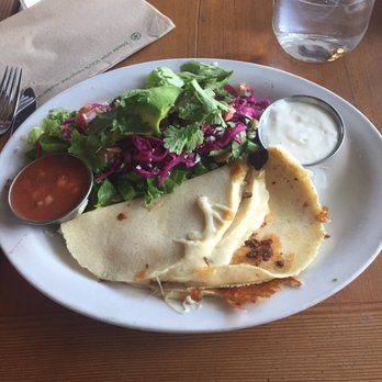 The Burrow - Quesadilla/salad - Mexican Near Me - Vancouver, British Columbia The Burrow - Quesadilla/salad - Mexican Near Me - Vancouver, British Columbia