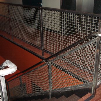 Ruiz Iron Works - Bare Metal Woven Wire Mesh Railings - Metal Fabricators Near Me - Richmond, California Ruiz Iron Works - Bare Metal Woven Wire Mesh Railings - Metal Fabricators Near Me - Richmond, California