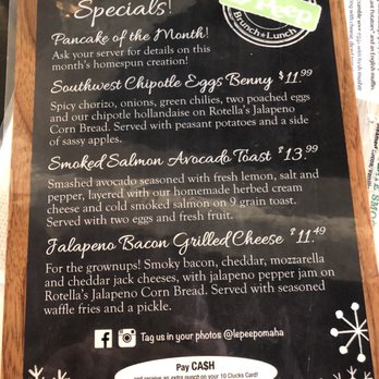 Le Peep - Aksarben Pointe - Seasonal Menu - Breakfast & Brunch Near Me - Omaha, Nebraska Le Peep - Aksarben Pointe - Seasonal Menu - Breakfast & Brunch Near Me - Omaha, Nebraska