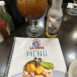 Mariscos La Costa - We had some micheladas