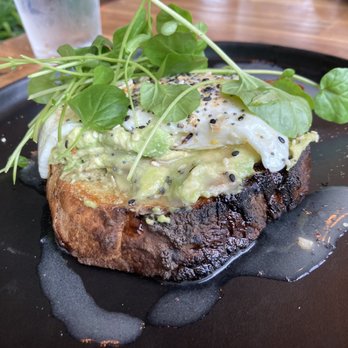 Oak Wood Fire Kitchen - Another view of the avocado toast - Pizza Near Me - Draper, Utah Oak Wood Fire Kitchen - Another view of the avocado toast - Pizza Near Me - Draper, Utah