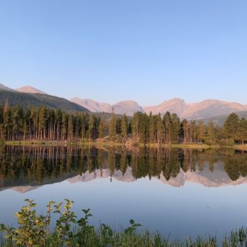 Sprague Lake - Reflecting on a nice sunny morning - Fishing Near Me Sprague Lake - Reflecting on a nice sunny morning - Fishing Near Me