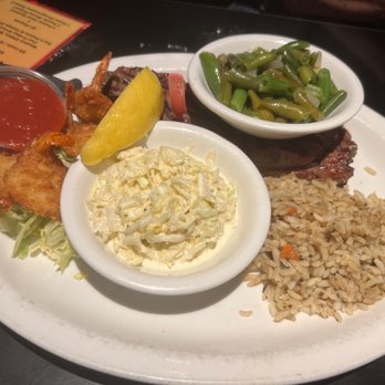 Empire Diner - 2/21/23 $12.99 New York Steak & Shrimp promo with brown rice - Diners Near Me - Sparks, Nevada