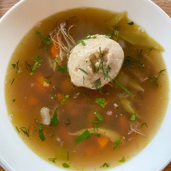 Saba - Matzo Ball Soup - Mediterranean Near Me - New Orleans, Louisiana Saba - Matzo Ball Soup - Mediterranean Near Me - New Orleans, Louisiana