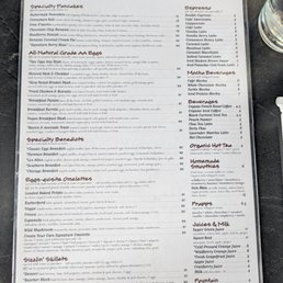 I included the full menu since I got such a basic meal I included the full menu since I got such a basic meal