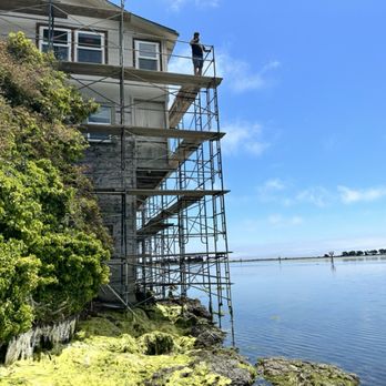 Jam3 Builders - Scaffolding For Window Installation Out In Bodega Bay. - Masonry/Concrete Near Me - Rohnert Park, California