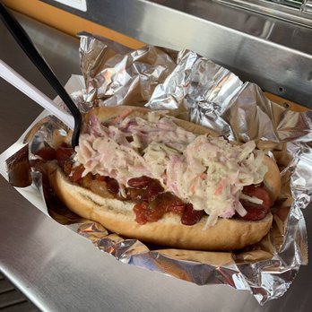 TJ's Dawg House - The West Virginia Slaw Dog - Hot Dogs Near Me - Richardson, Texas