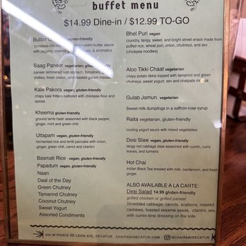 Chai Pani - Lunch menu - Indian Near Me - Decatur, Georgia Chai Pani - Lunch menu - Indian Near Me - Decatur, Georgia