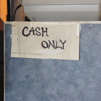 Dang Anh Cafe - Cash only sign - Vietnamese Near Me - Vancouver, British Columbia