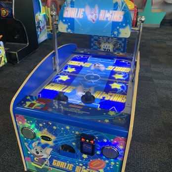 Chuck E. Cheese - Classic Air Hockey, but small for the little ones. They love it. - Pizza Near Me - Rohnert Park, California