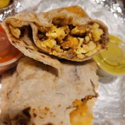 Silvia's Mexican Grill - Steak breakfast Burrito