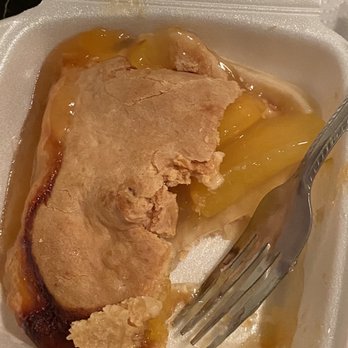 Po’ Melvin’s - Bland undercooked peach cobbler - American Near Me - Irving, Texas Po’ Melvin’s - Bland undercooked peach cobbler - American Near Me - Irving, Texas