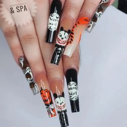 Kristin's Nail And Spa - Halloween nails design