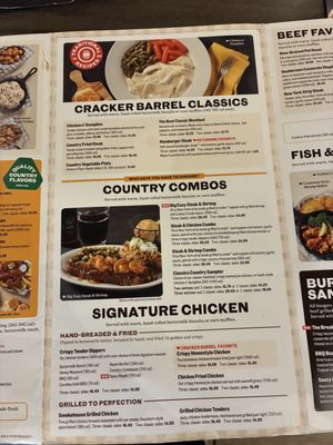 Menu photo 8 Cracker Barrel Old Country Store Pembroke Pines, FL
